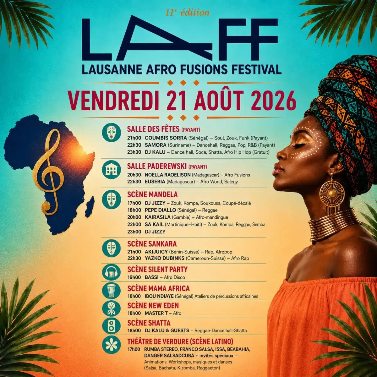 Programme LAFF 2026 — Vendredi 21 août